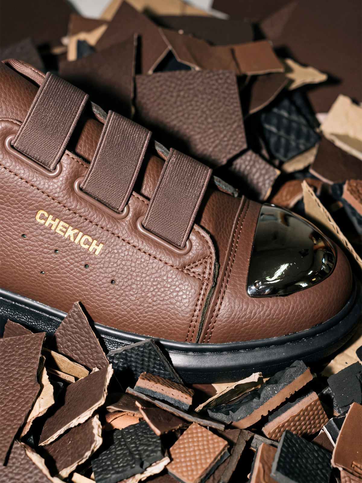 Chekich South Africa MIRRORS V2 Chocolate Black mirror with sleek rectangular design and glossy chocolate black finish.