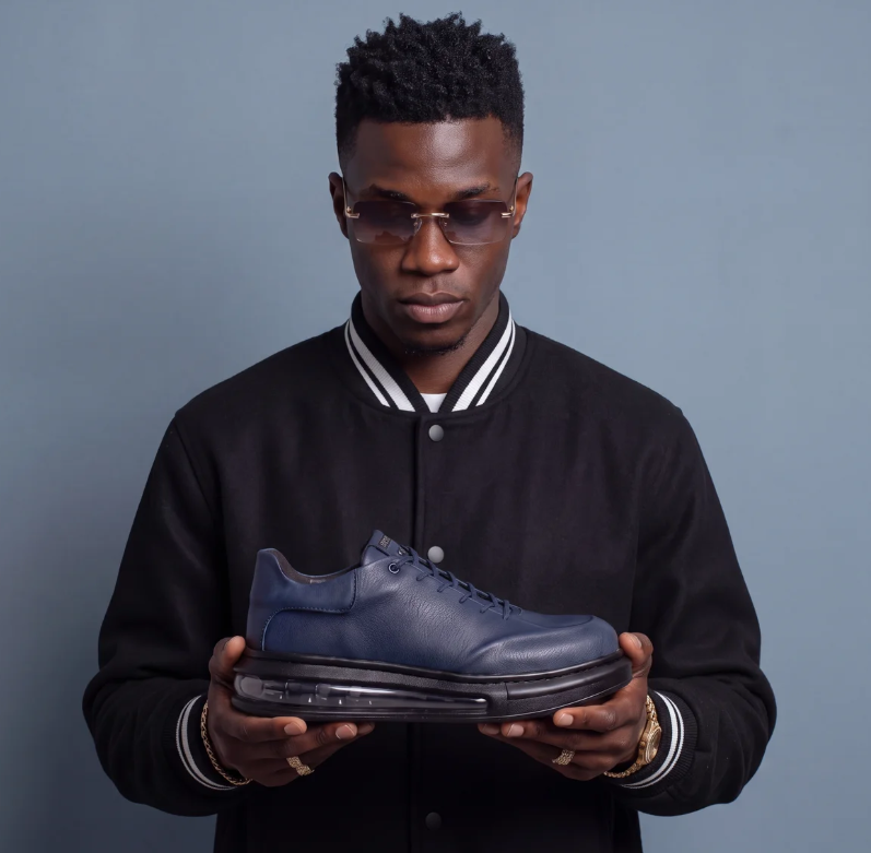 Chekich AVAX Navy Black – vegan leather sneaker (6/7)