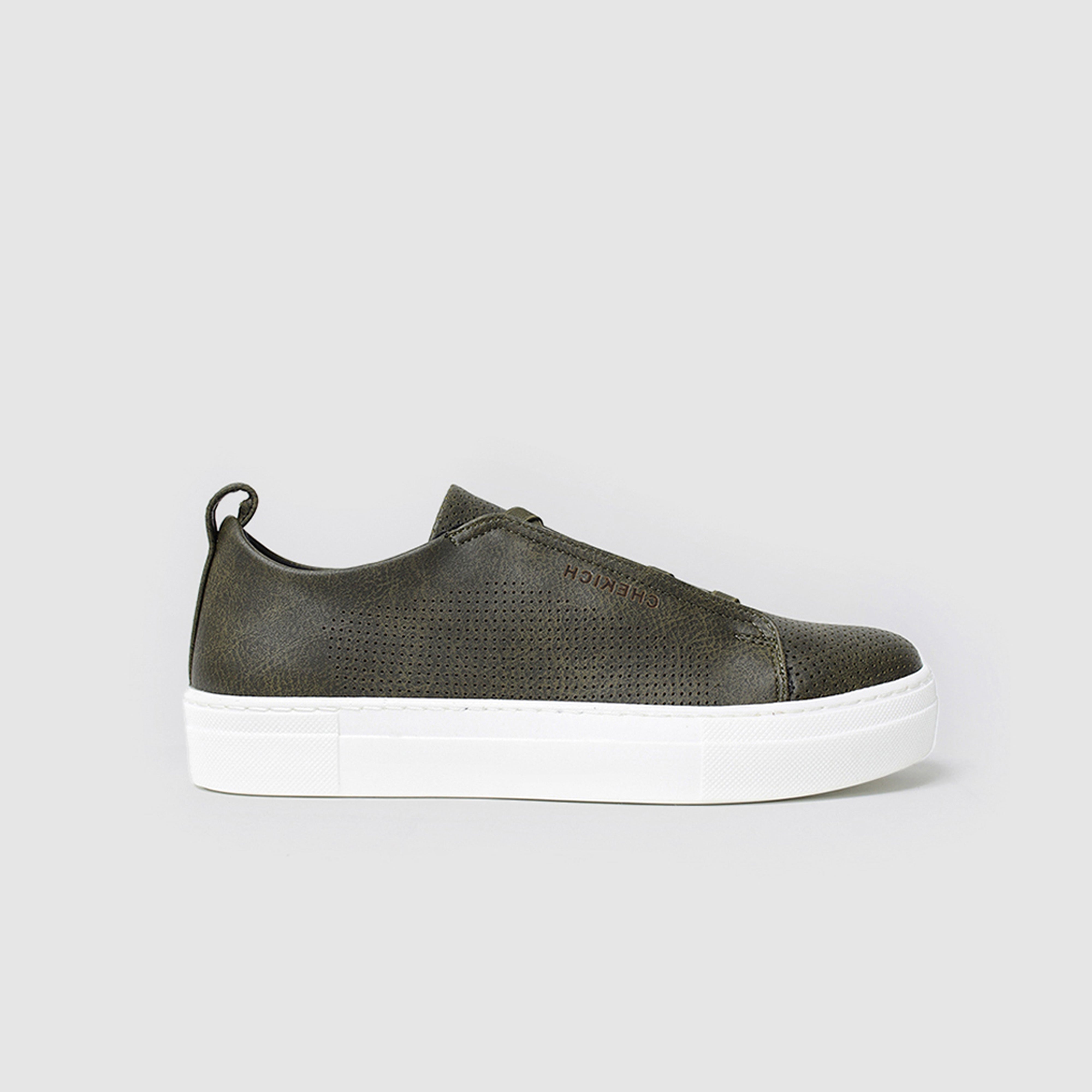 Navy ZEN Sneakers by Shopify featuring a sleek design, white soles, and comfortable laces for casual wear.