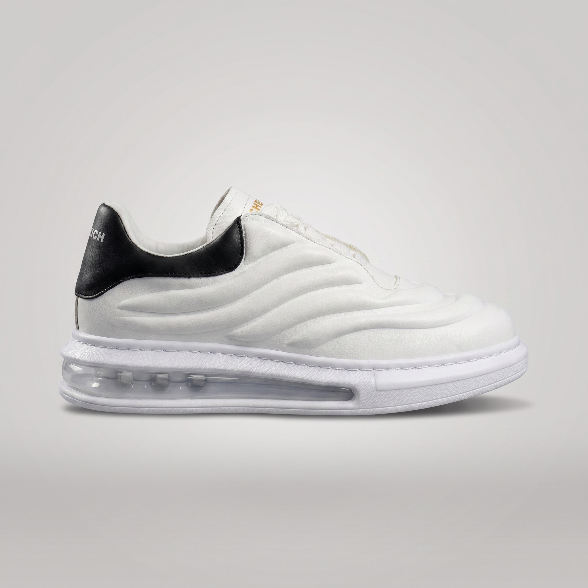 Chekich South Africa ASTRO white and black sneakers with stylish design and comfortable fit.