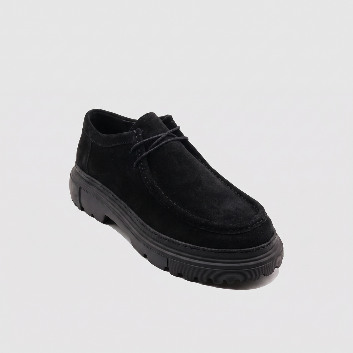 Black Berlin Suede shoe by Chekich South Africa featuring sleek suede material and stylish design.