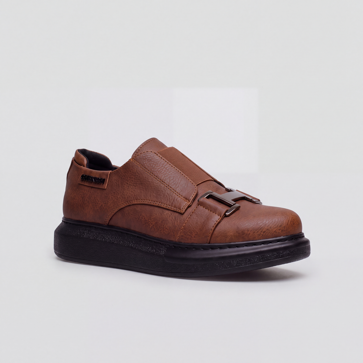 VIP V2 Brown Black sneaker by Chekich South Africa featuring a stylish brown and black design with sporty laces and sole.