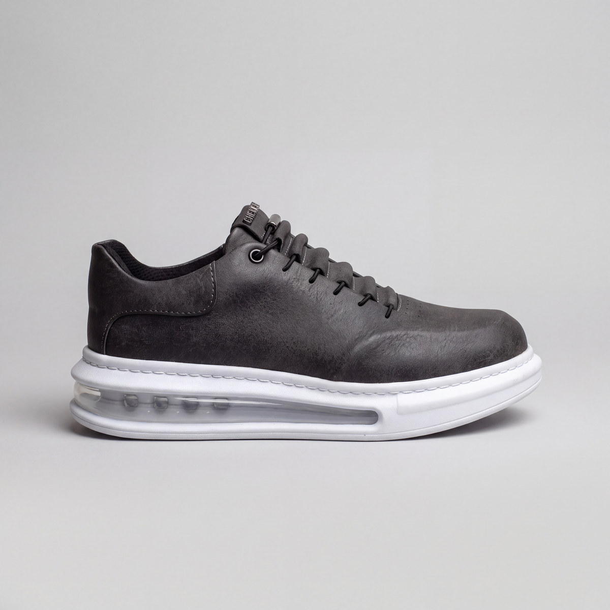 Chekich AVAX Grey White – vegan leather sneaker (1/6)