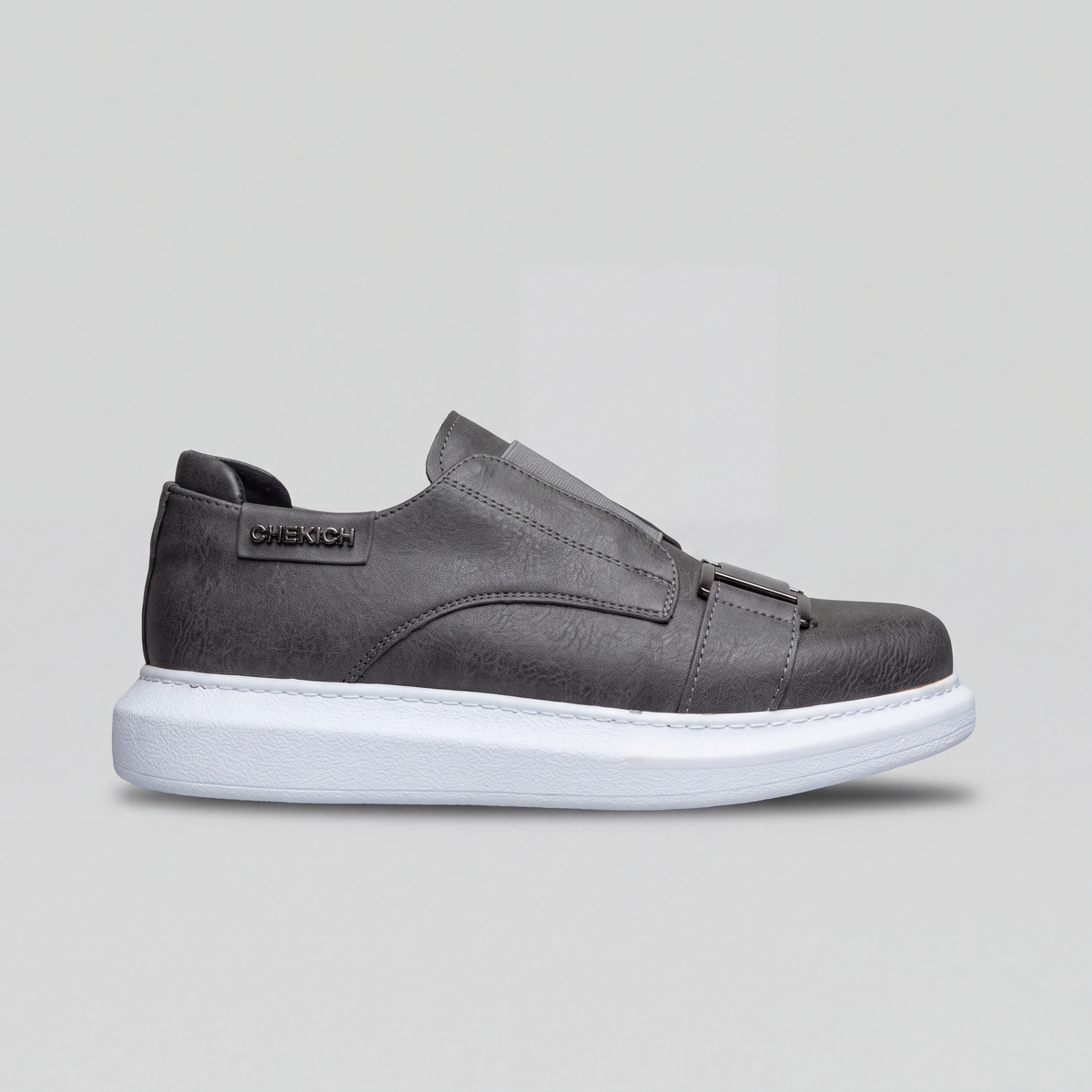 Chekich South Africa VIP V2 grey and white sneaker with stylish design and comfortable fit.