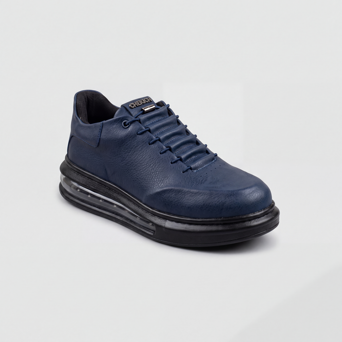 Chekich AVAX Navy Black – vegan leather sneaker (2/7)