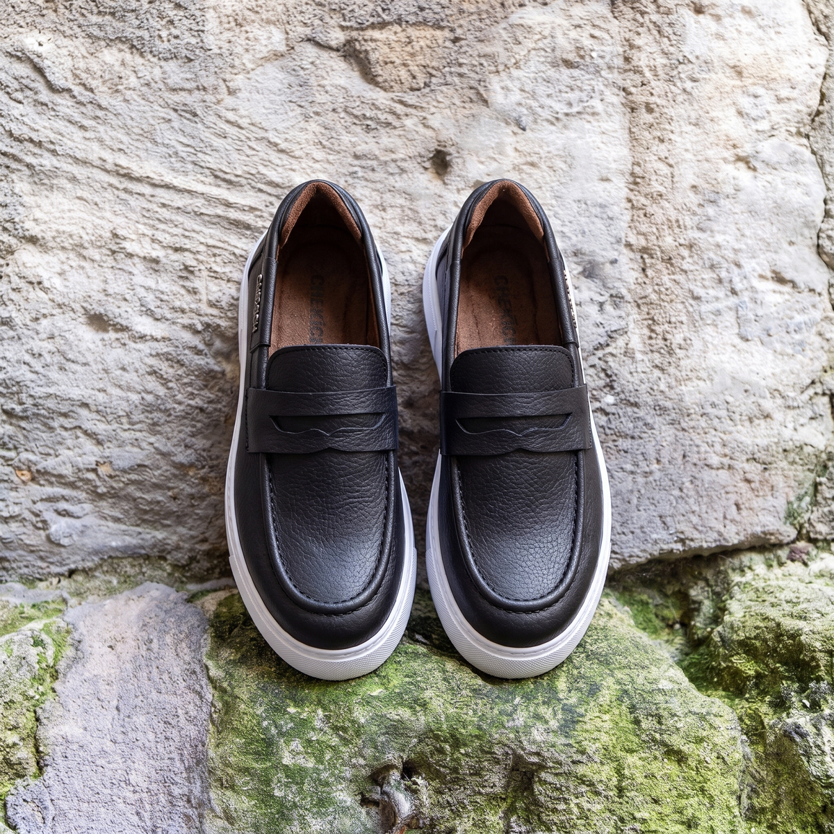 Chekich LOOM V2 Black – vegan leather penny loafer (7/7)