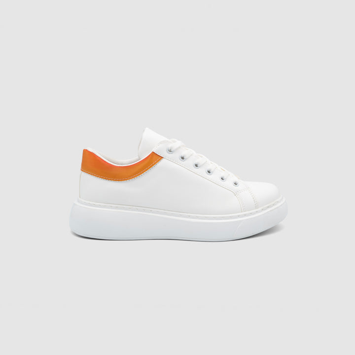 BEAD Orange – Chekich vegan leather sneaker (1/3)