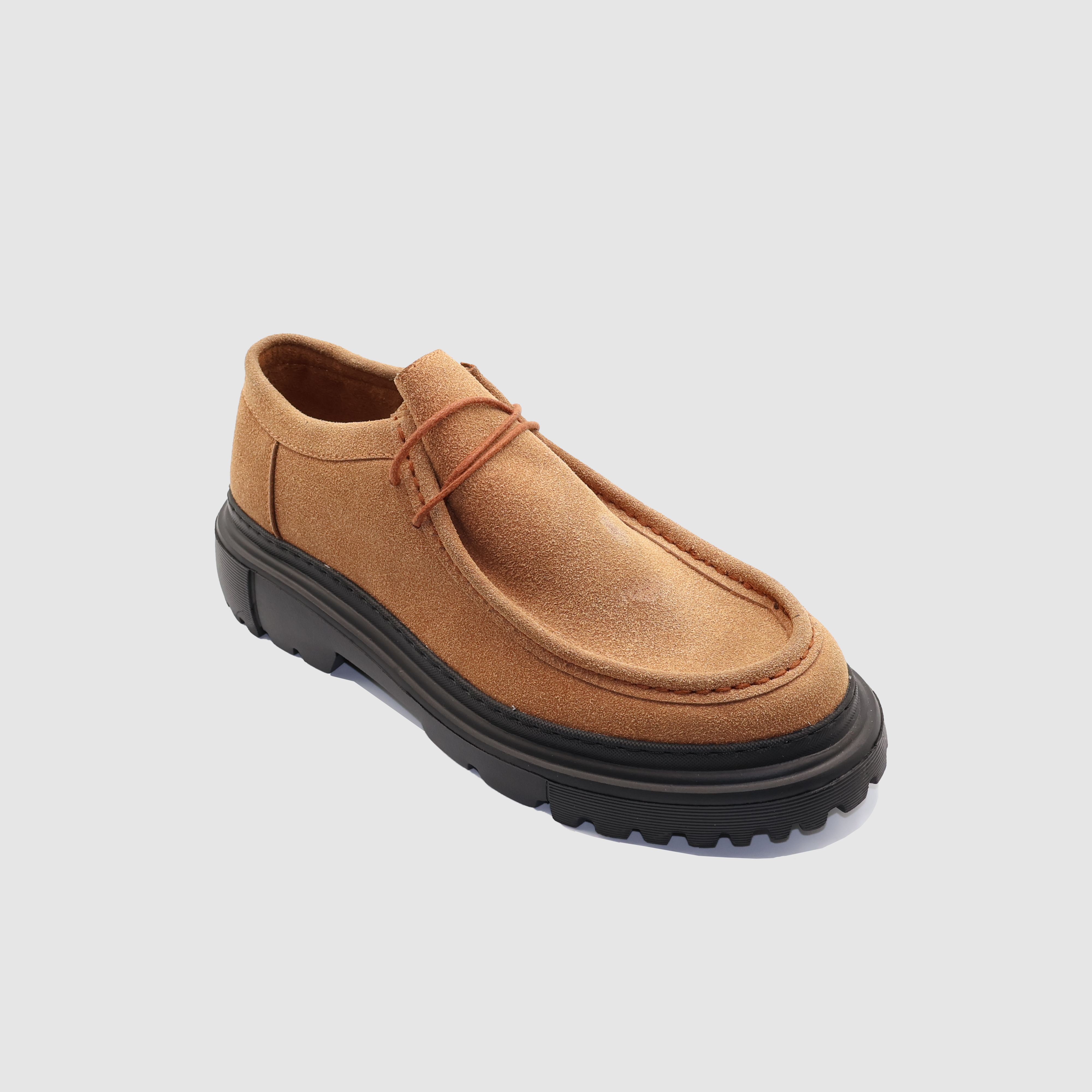 Shopify Berlin Brown and Black loafers with sleek design, showing the stylish leather upper and classic slip-on style.
