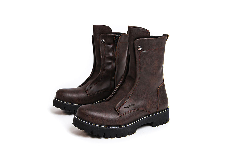 BIKER LONG Brown