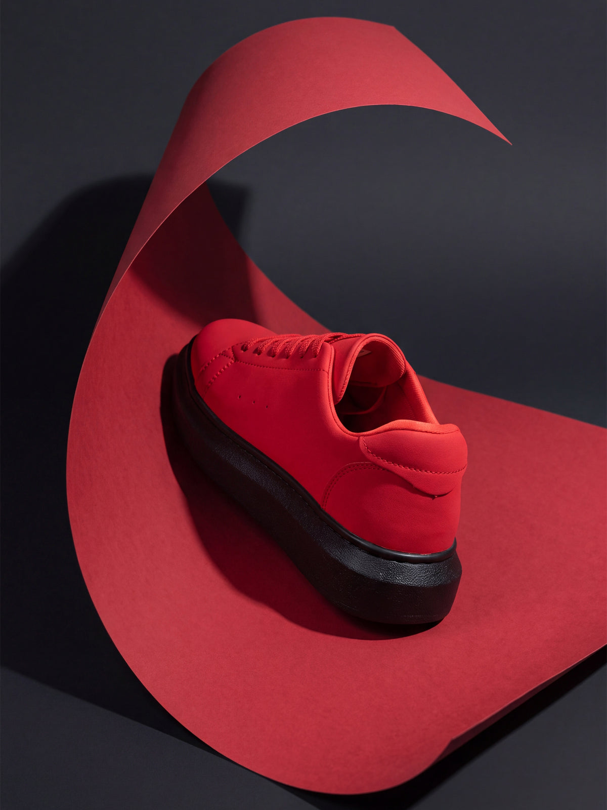 Chekich South Africa MIRRORS V2 in red and black with sleek modern design, shown from the side.