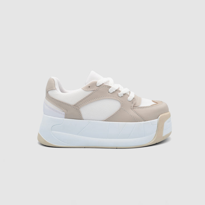 DIORELLA Beige – Chekich vegan leather sneaker (1/4)