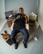 BRANDED TEES AX BLACK