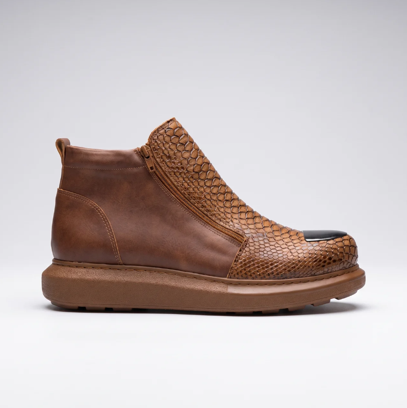 Chekich South Africa MOB All Brown sneakers featuring a stylish design and comfortable fit, shown in this product image.