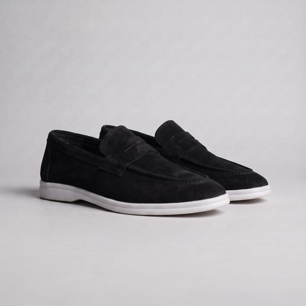 Chekich South Africa Clifton Black sneakers with black upper, white sole, and stylish design, shown on a plain background.