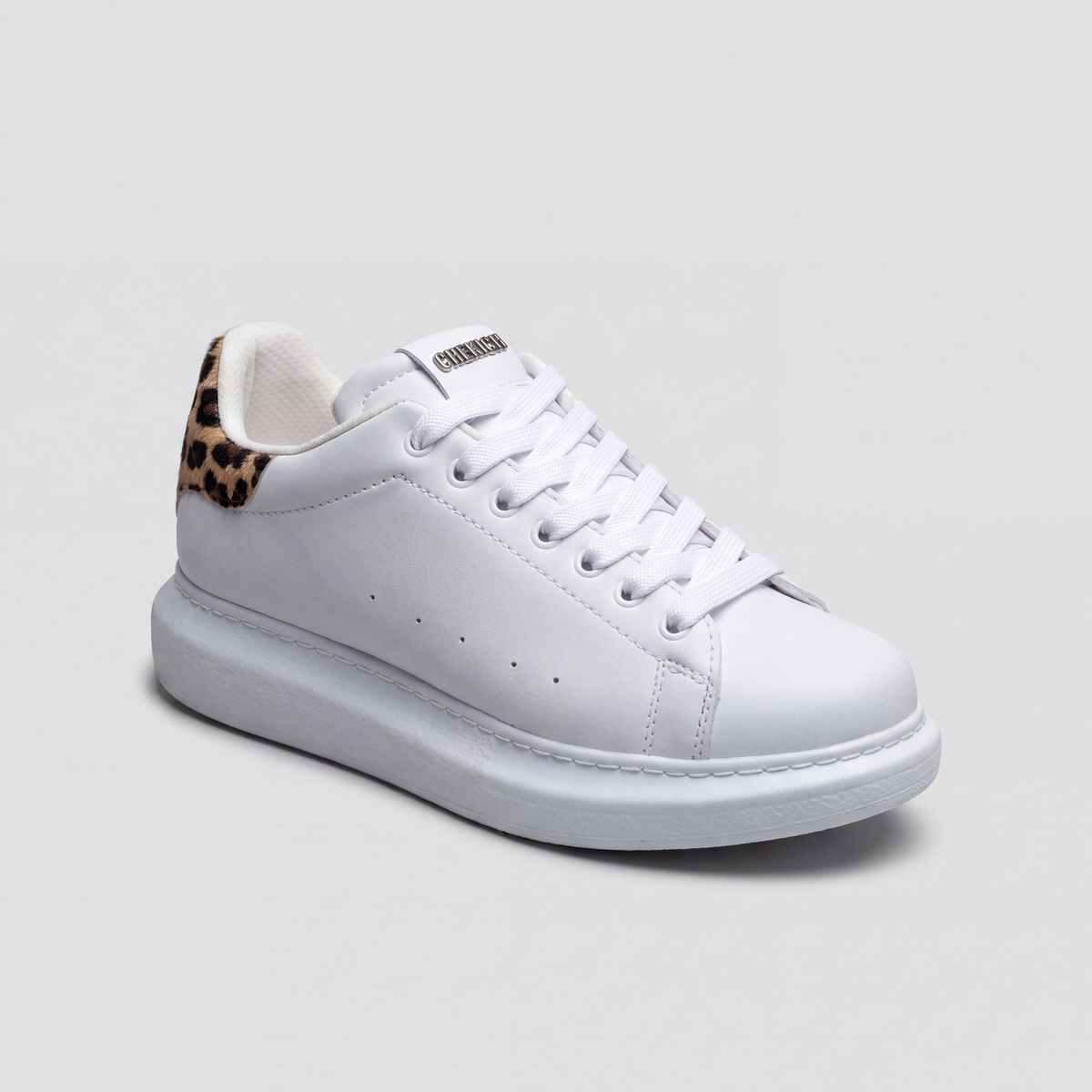 ORIGIN SKIN HEEL Leopard White