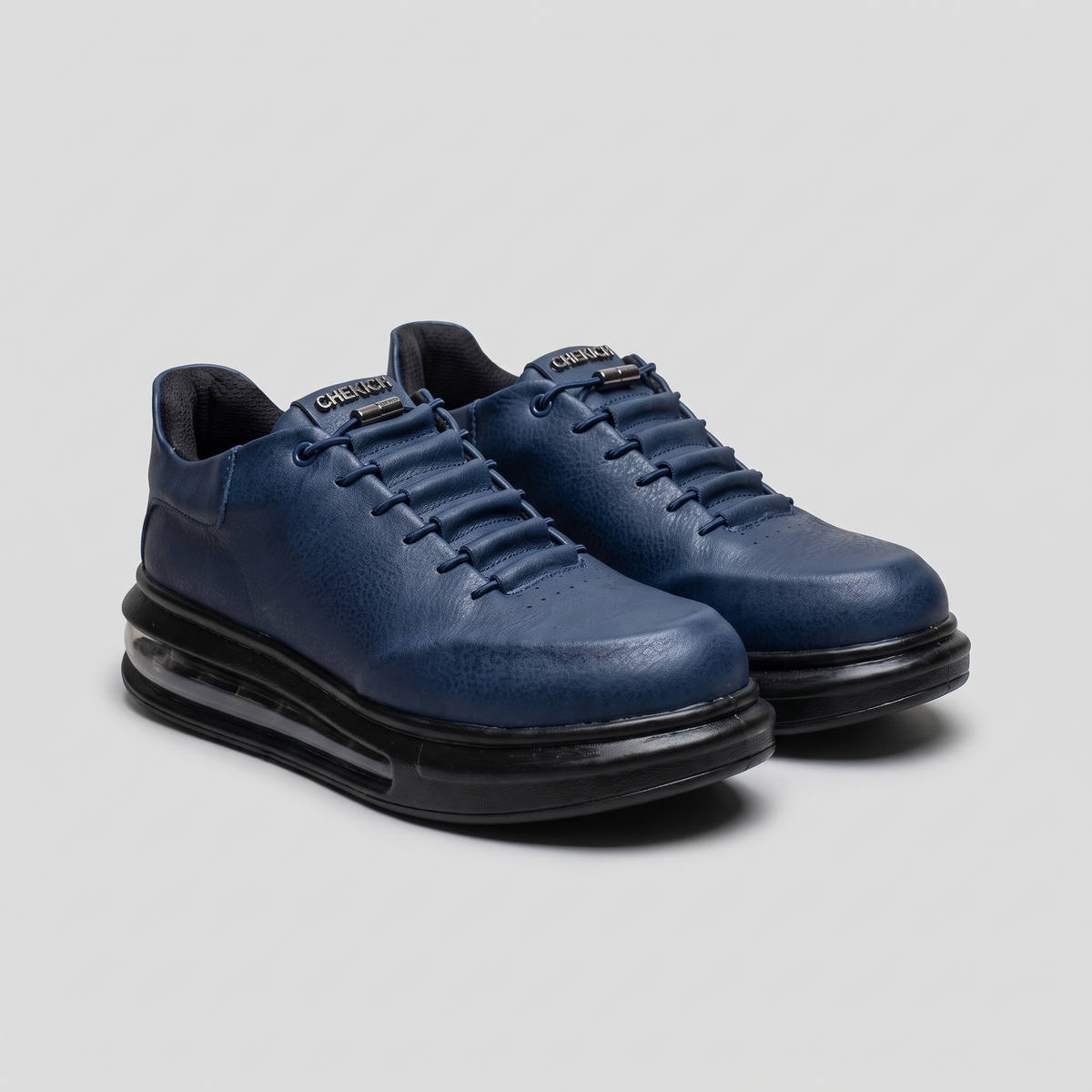 Chekich AVAX Navy Black – vegan leather sneaker (4/7)